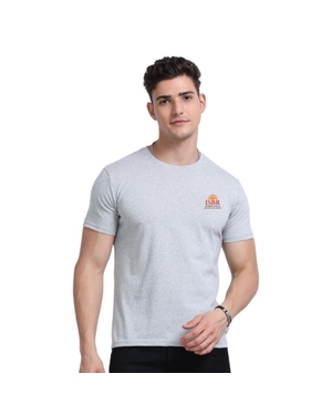 Greys&Blues Men's Eco Blend Round Neck T-Shirt- Grey Melange